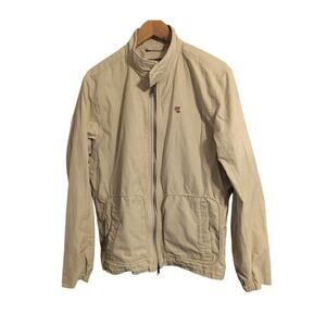 Abercrombie & Fitch Utility Jacket Chore Lined Workwear Khaki Harrington W